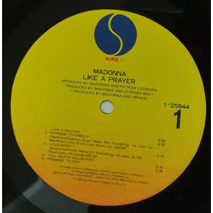 Madonna ‎- Like A Prayer 1989 Hong Kong Version Vinyl LP ***READY TO SHIP from Hong Kong***